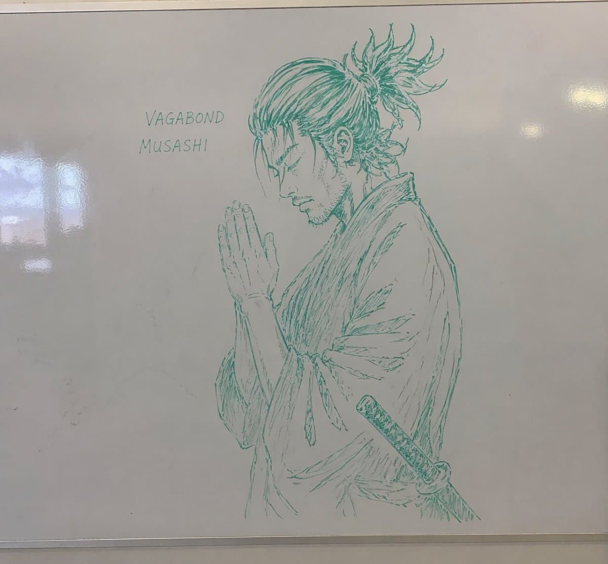 Social Media Post - Whiteboard Marker Anime Sketch generated image example